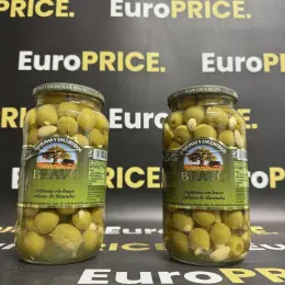 Оливки Bravo з мигдалем, 520г