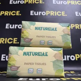 Серветки паперові Naturelle 2-шарові 150 шт.