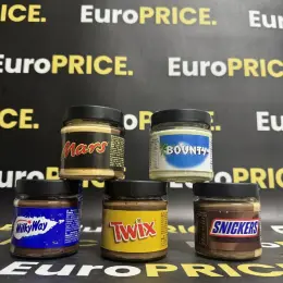 Шоколадна паста Mars, Bounty, Twix, Snickers, Milky Way 200г