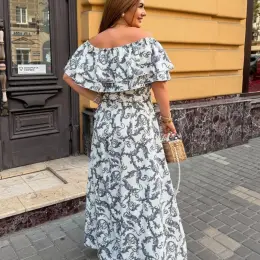 Літня сукня з відкритими плечима
