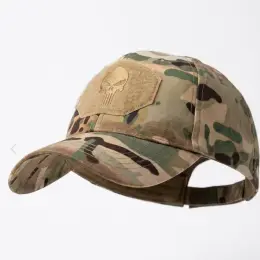 Тактична кепка Multicam Rip-Stop Skull з вишивкою