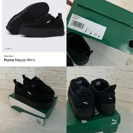 Кросівки Puma Mayze Wn's натуральна шкіра замш чорні розмір 38