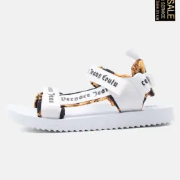 Жіночі босоніжки Versace Jeans Couture FONDO IPANEMA білі/золотисті