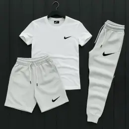 Спортивный костюм Nike Трійка (Штаны+Шорты+Футболка)