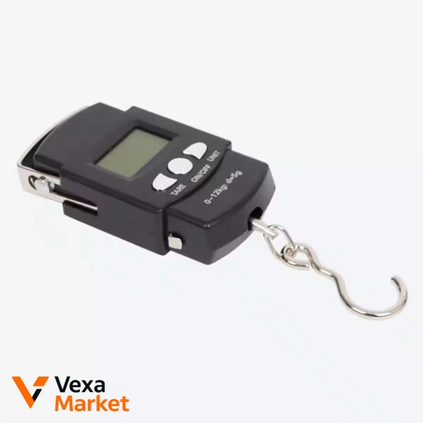 Цифровые весы для рыбалки Digital Fishing Scale с рулеткой до 12 кг