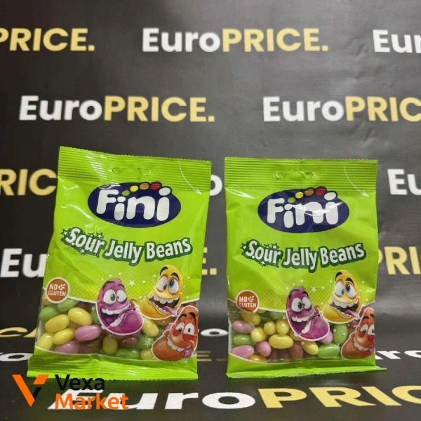 Цукерки Fini Sour Jelly Beans 85г