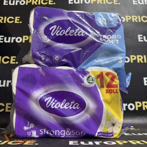 Π’ΡΠ°Π»Π΅ΡΠ½ΠΈΠΉ ΠΏΠ°ΠΏΡΡ Violetta Strong & Soft, 12 ΡΡΠ»ΠΎΠ½ΡΠ², 3-ΡΠ°ΡΠΎΠ²ΠΈΠΉ