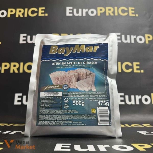 Тунець в олії цілими кусками BayMar 500г