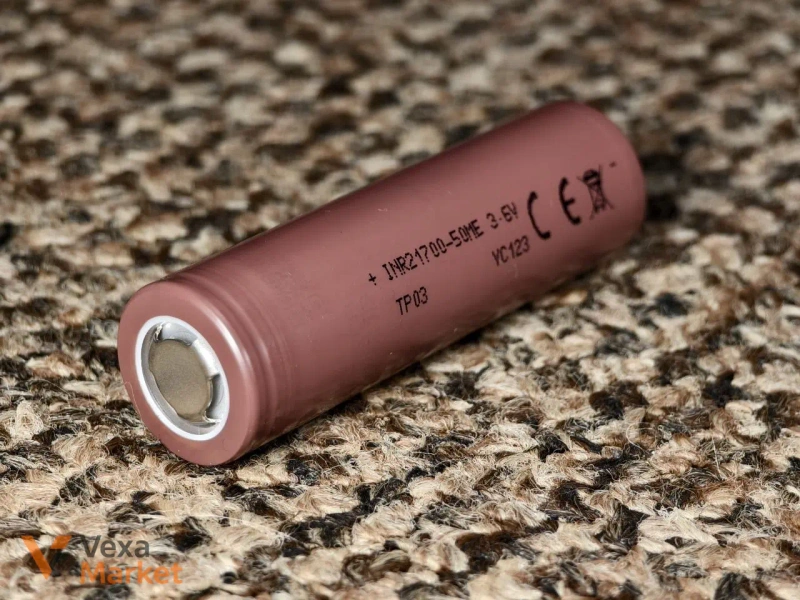 Акумулятор 21700 Tenpower INR21700-50ME 5000 мА 15A — фото 2