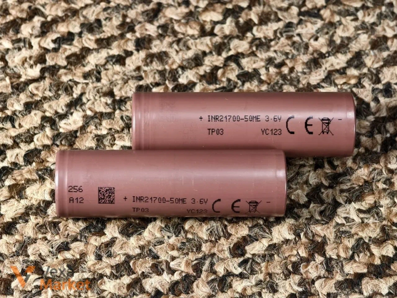 Акумулятор 21700 Tenpower INR21700-50ME 5000 мА 15A — фото 3