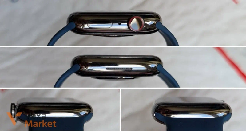 Apple Watch Series 7 45mm Stainless Steel Graphite — фото 2