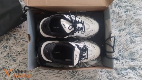 Balenciaga Track 2 кроссовки черные с белым, размер 41