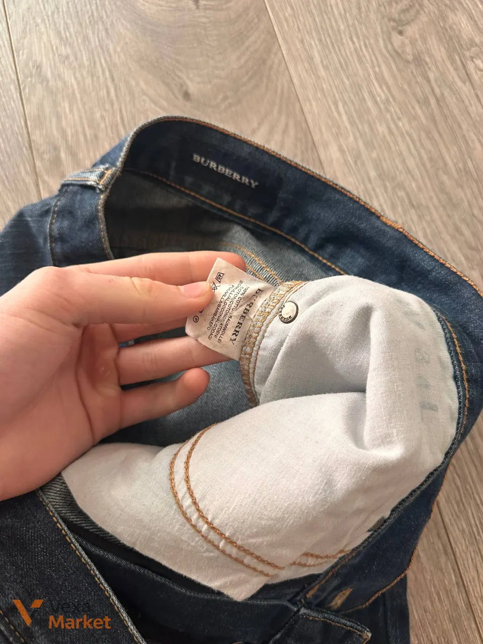 Джинсы Burberry мужские синие - VexaMarket