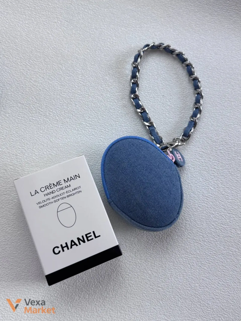 Chanel La Crème Main косметичка с цепочкой — фото 8