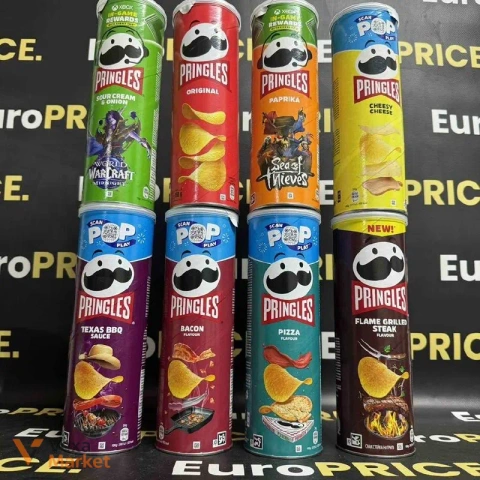 Π§ΡΠΏΡΠΈ Pringles Π² Π°ΡΠΎΡΡΠΈΠΌΠ΅Π½ΡΡ 165Π³