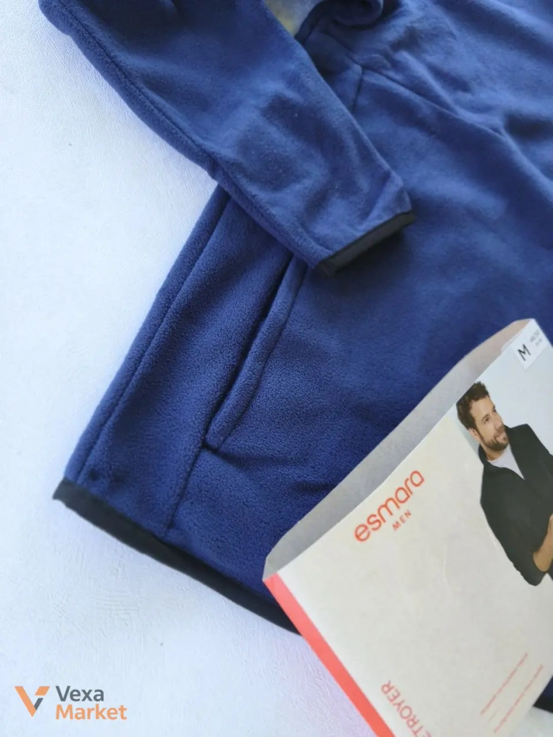 Чоловіча флісова кофта Esmara темно-синя — фото 3