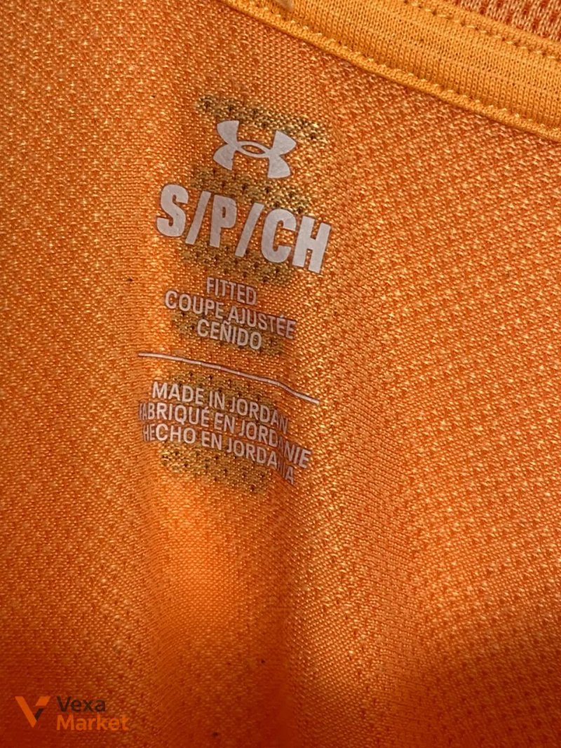 Чоловіча помаранчева футболка Under Armour UA LAUNCH SPLATTER SS розмір S — фото 5