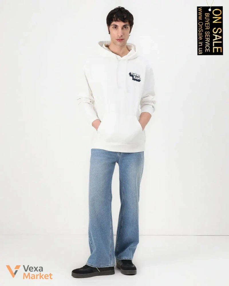 Чоловіче худі Tommy Jeans з капюшоном та логотипом на спині — фото 2
