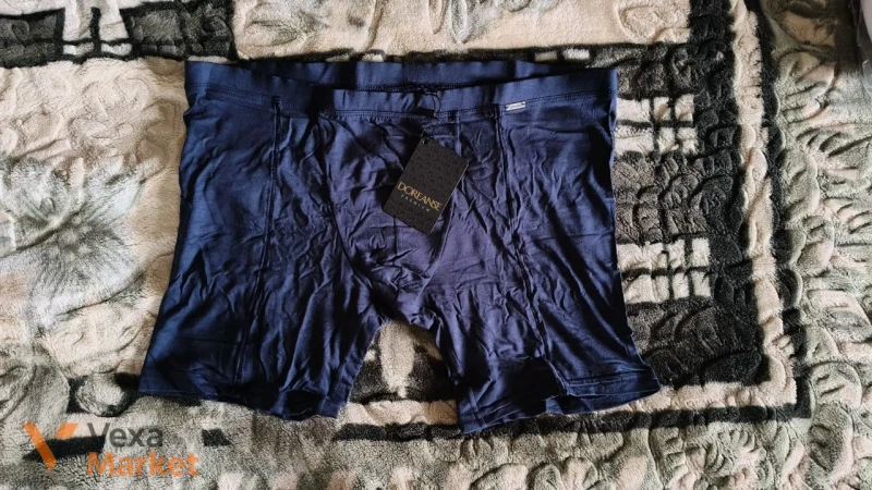 Чоловічі боксери DOREANN натуральна тканина 2XL — фото 2
