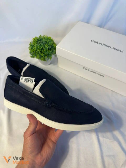 Чоловічі сині лофери Calvin Klein Jeans