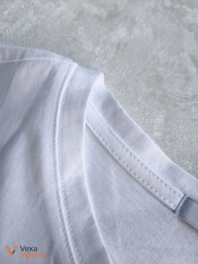 Чоловічий лонгслів білий 3XL (XL) 100% бавовна — фото 2
