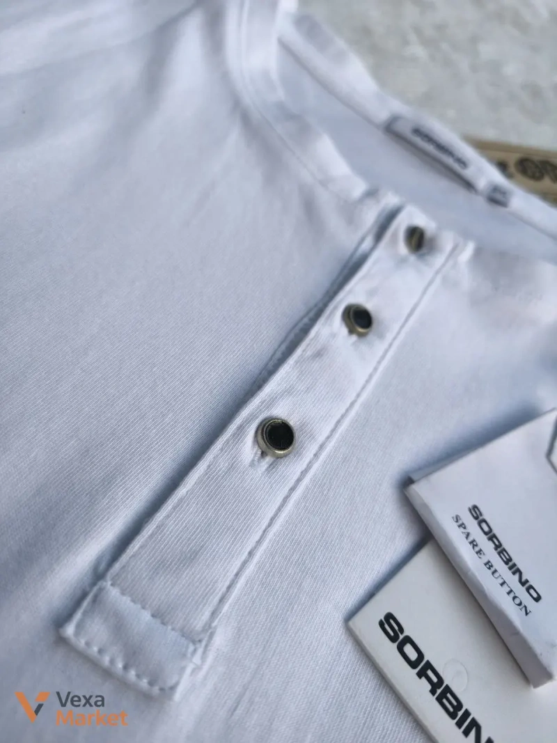 Чоловічий лонгслів білий 3XL (XL) 100% бавовна — фото 3
