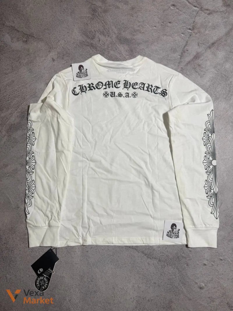 Chrome Hearts Long Sleeve White — фото 2