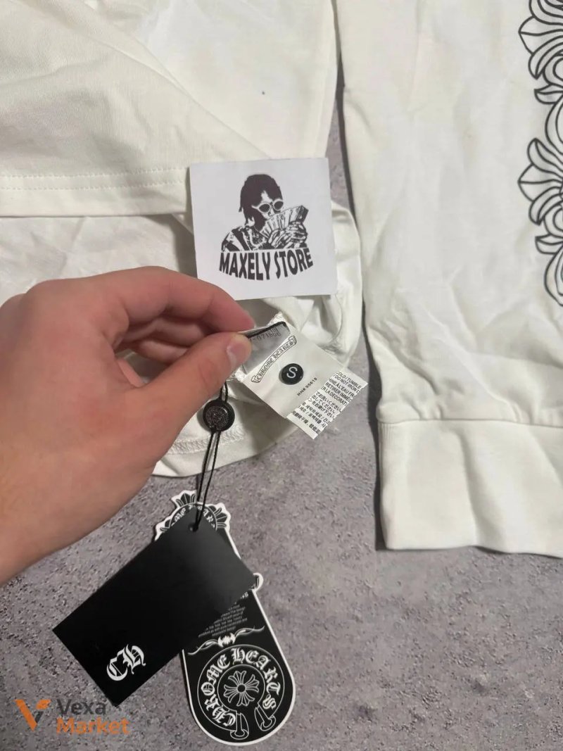 Chrome Hearts Long Sleeve White — фото 5