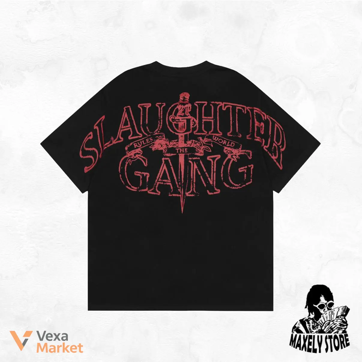 Corteiz x Slaughter Gang 21 Savage T-Shirt — фото 2