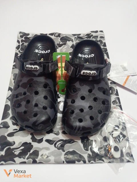 Crocs x Bape Шльопанці