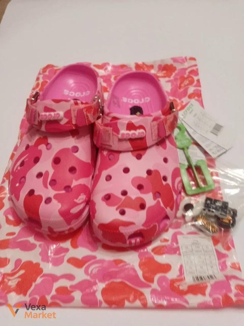 Crocs x Bape Шльопанці — фото 4
