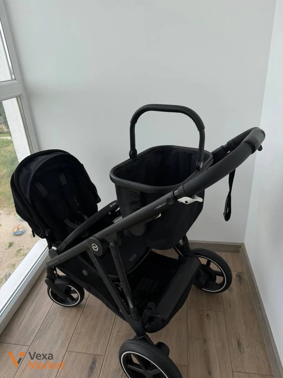 Cybex e-Gazelle S (Moon Black) коляска — фото 2