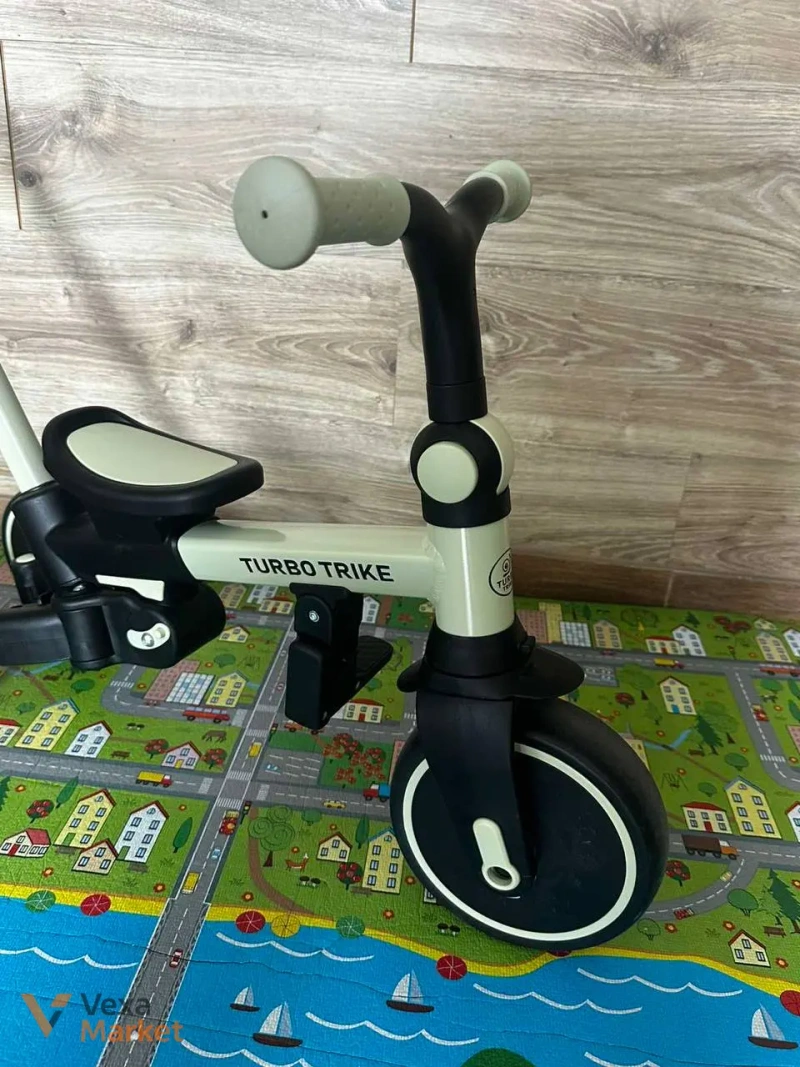 Детский велосипед Turbo Trike MT 1036 трансформер 4в1 Green — фото 4