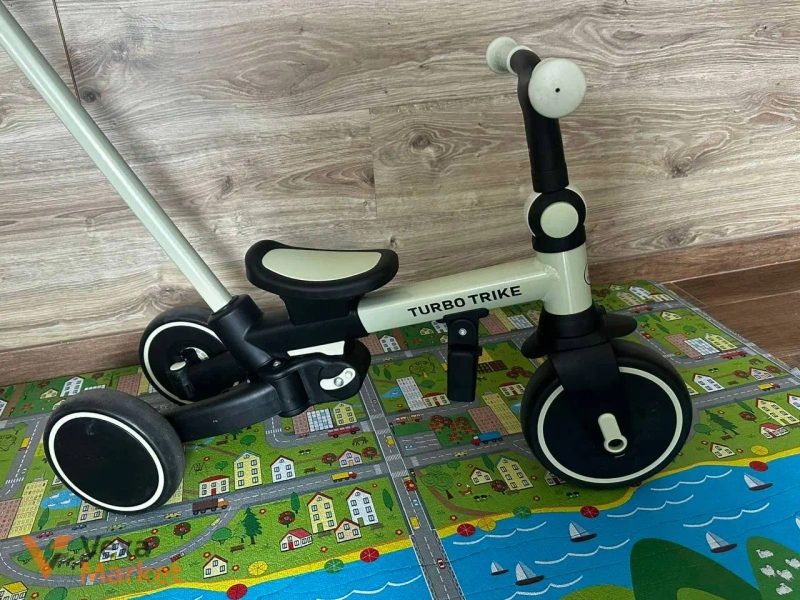 Детский велосипед Turbo Trike MT 1036 трансформер 4в1 Green — фото 5