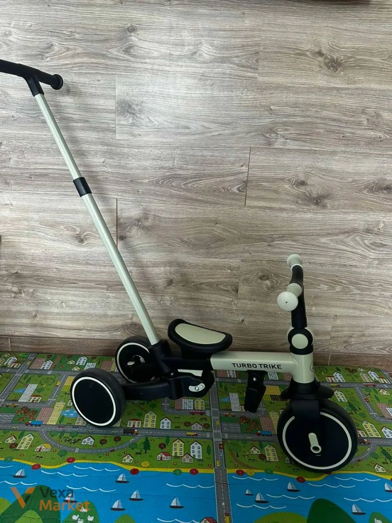 Детский велосипед Turbo Trike MT 1036 трансформер 4в1 Green — фото 6