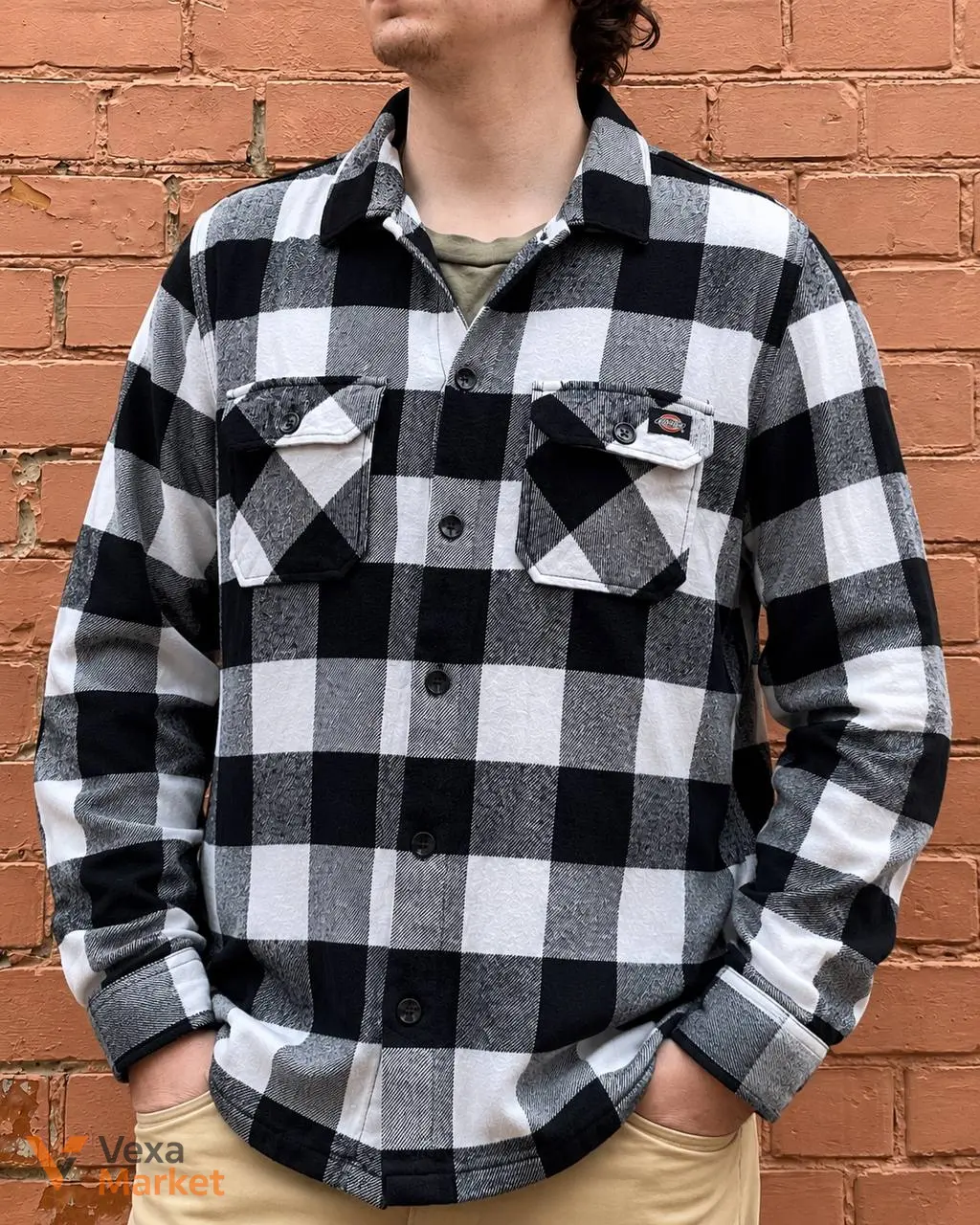 Dickies Flannel Shirt M — фото 2