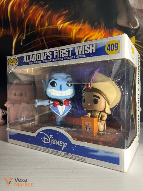 Disney Aladdin's First Wish #409 Фигурка Джинна и Аладдина