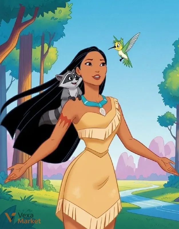 Disney Princess Pocahontas #1017 Diamond Collection Funko Pop! — фото 2