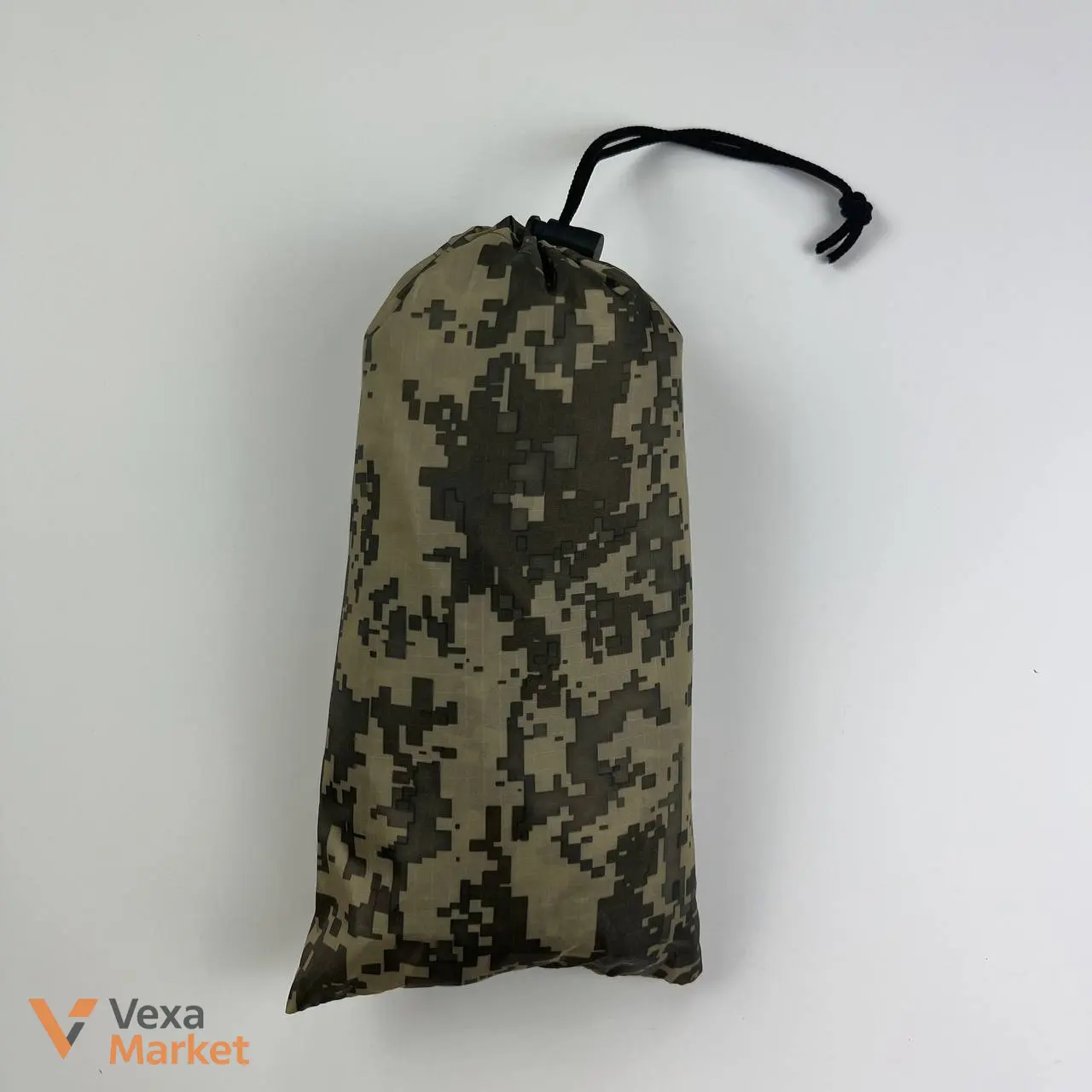 Дощовик-пончо тактичний Ripstop Polyester Мультикам 210x140 см — фото 7
