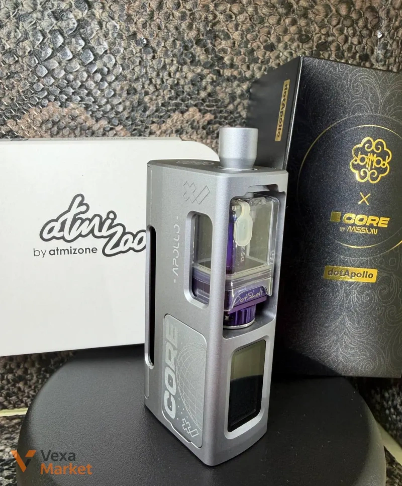 DotMod dotApollo AIO Kit + Atmizoo dotShell RBA Rainbow Purple — фото 2