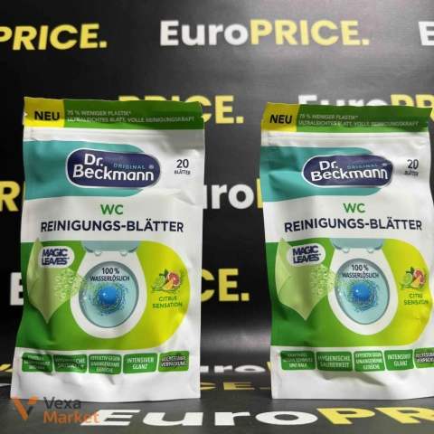 Dr. Beckmann WC Reinigungs-BlΓ€tter Citrus Sensation, 20 ΡΡ.