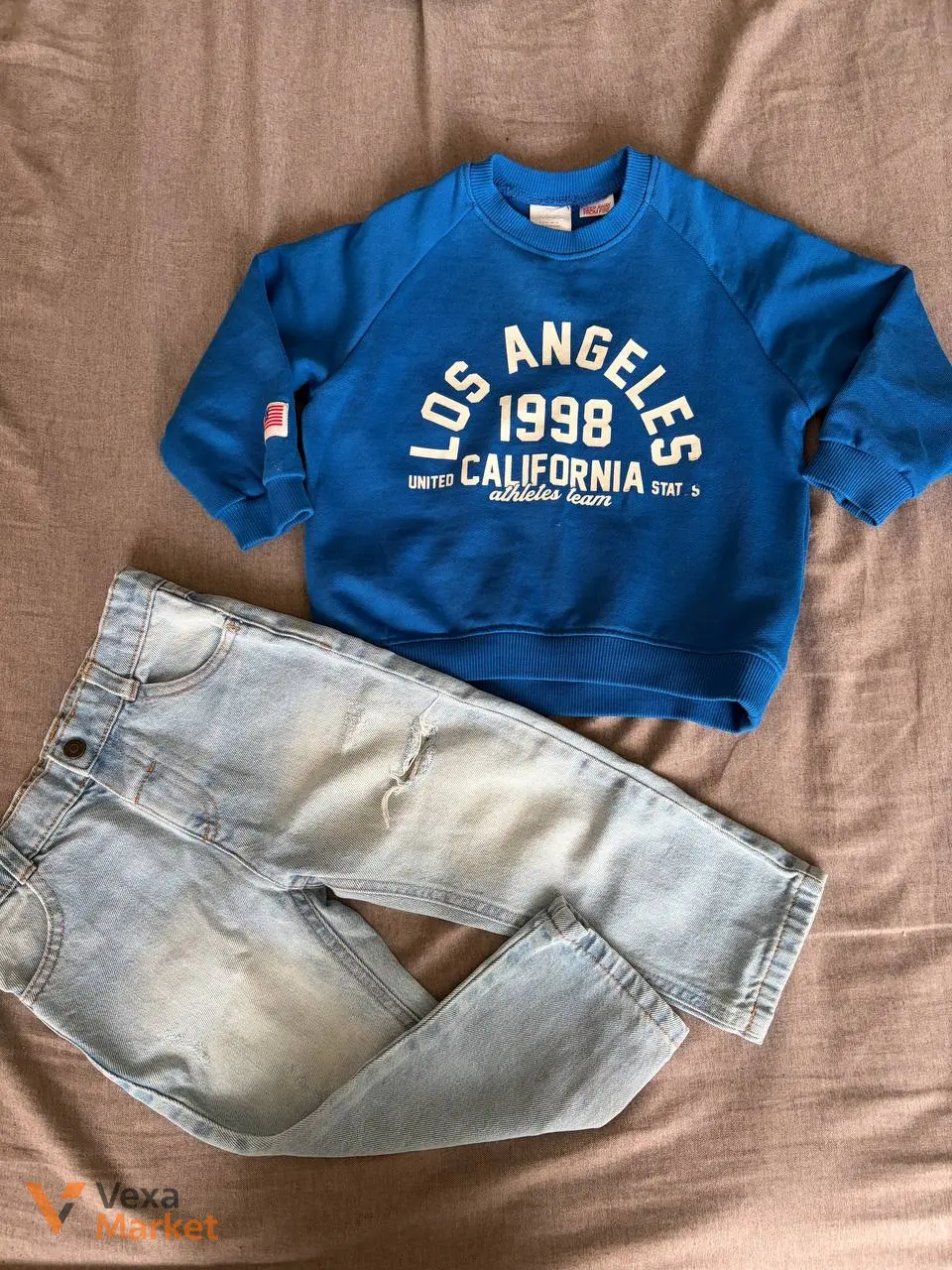 Джинси Waikiki 24-36 та кофта трьохнитка Zara 98