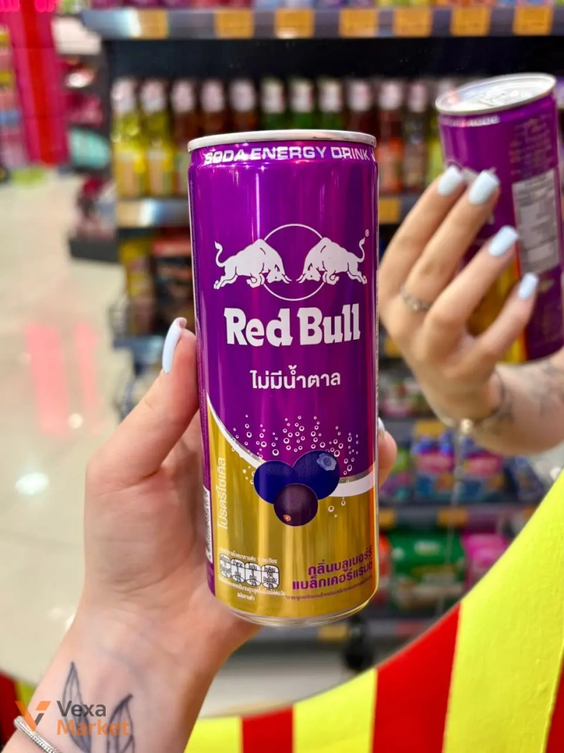 Енергетичний напій Red Bull Summer Berry / Blueberry and Blackcurrant Zero Sugar 250мл — фото 2