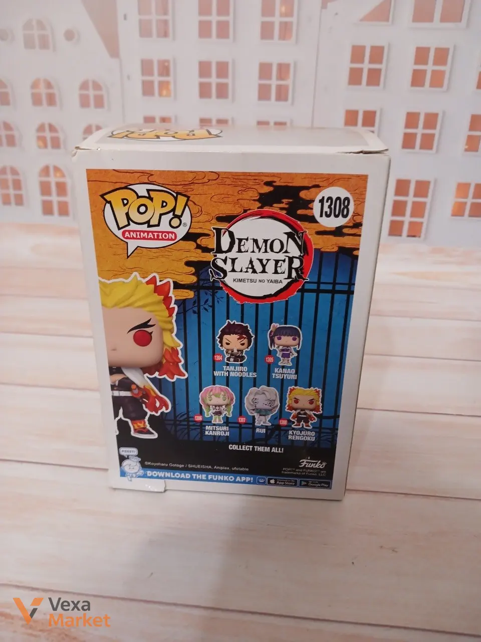 Фігурка Funko Pop! Animation Demon Slayer Kyojuro Rengoku Glow In The Dark — фото 6