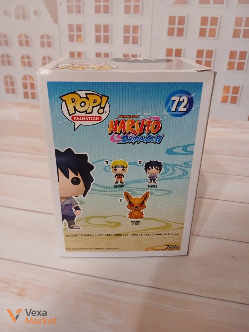 Фігурка Funko POP! Animation Naruto Shippuden Sasuke #72 — фото 4