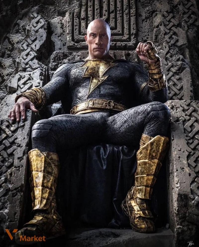 Фигурка Funko Pop! Deluxe Black Adam on Throne #1239 — фото 2
