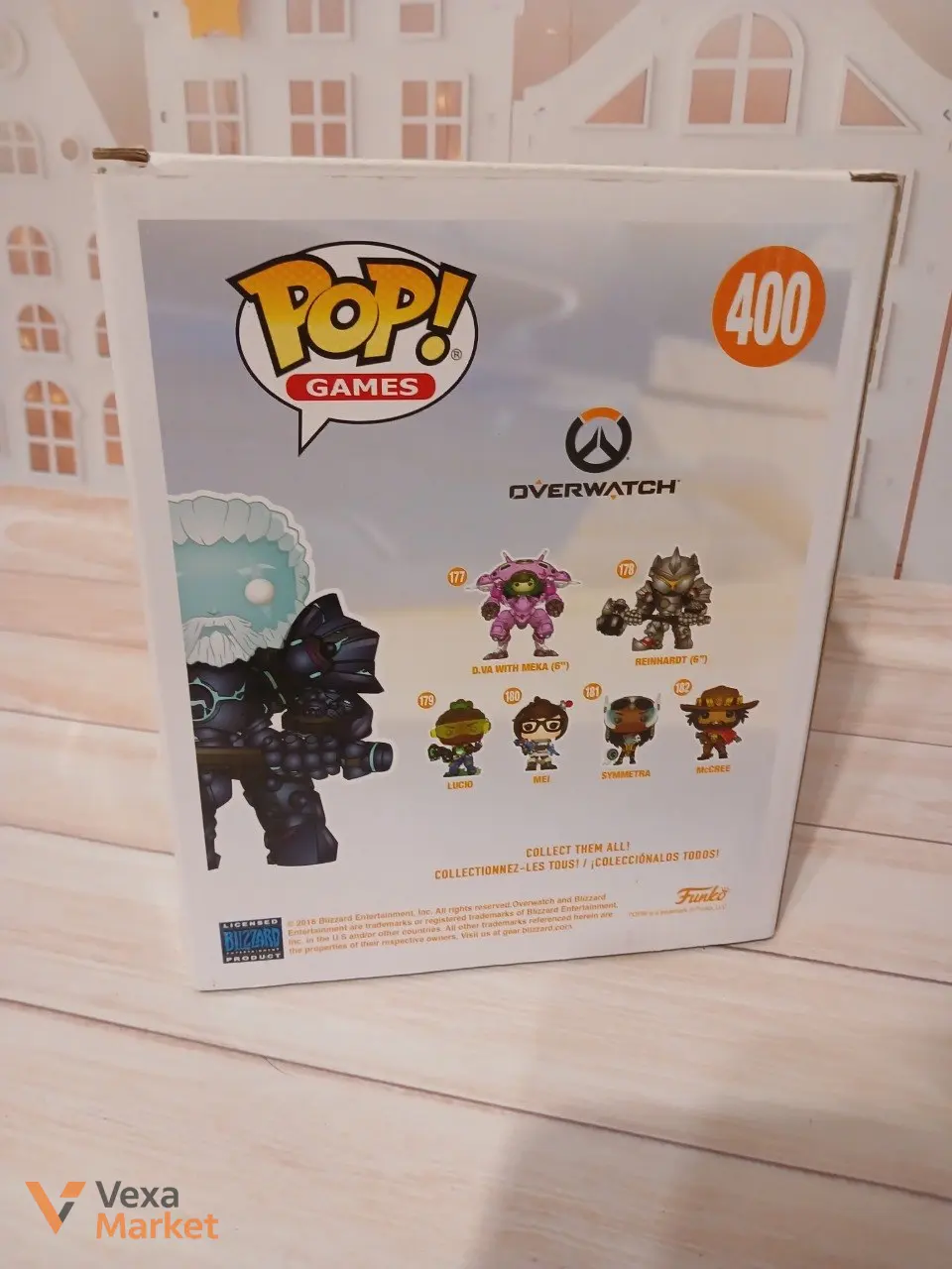 Фігурка Funko POP Games Overwatch Reinhardt Coldhardt Skin 400 — фото 4