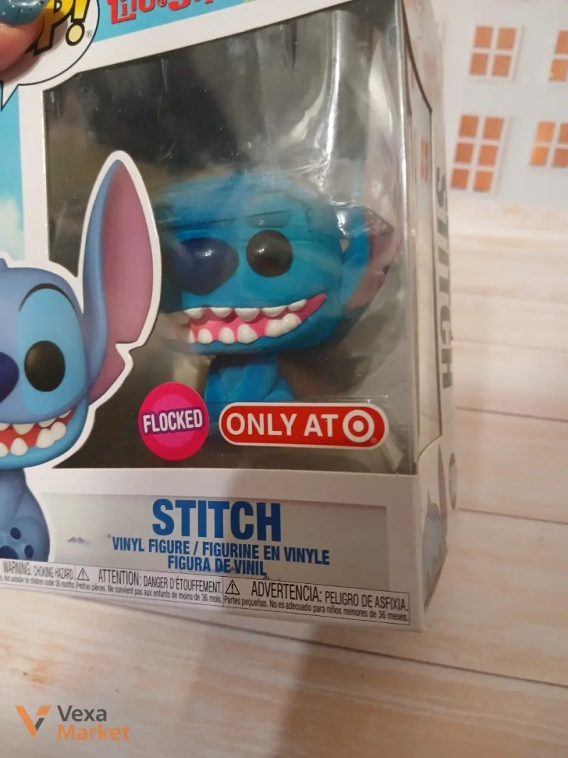 Фігурка Funko Pop Lilo & Stitch: Stitch Flocked 1045 — фото 4