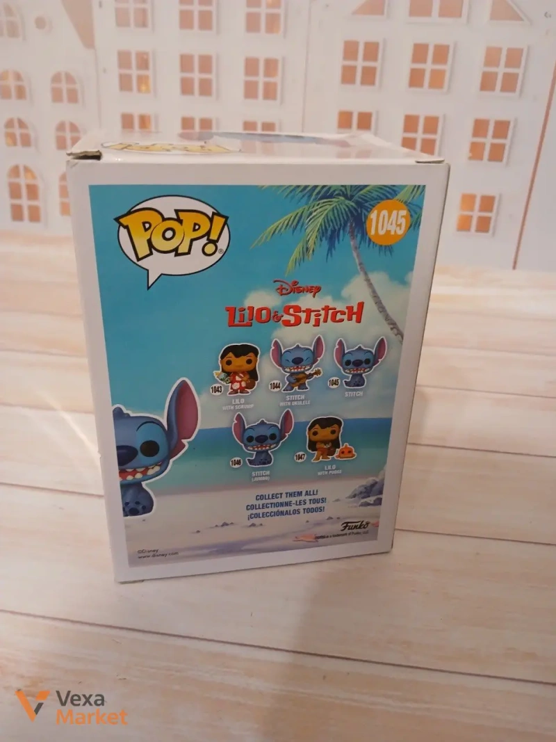 Фігурка Funko Pop Lilo & Stitch: Stitch Flocked 1045 — фото 6