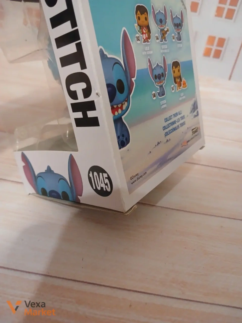 Фігурка Funko Pop Lilo & Stitch: Stitch Flocked 1045 — фото 7